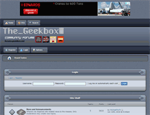 Tablet Screenshot of forums.geekbox.net